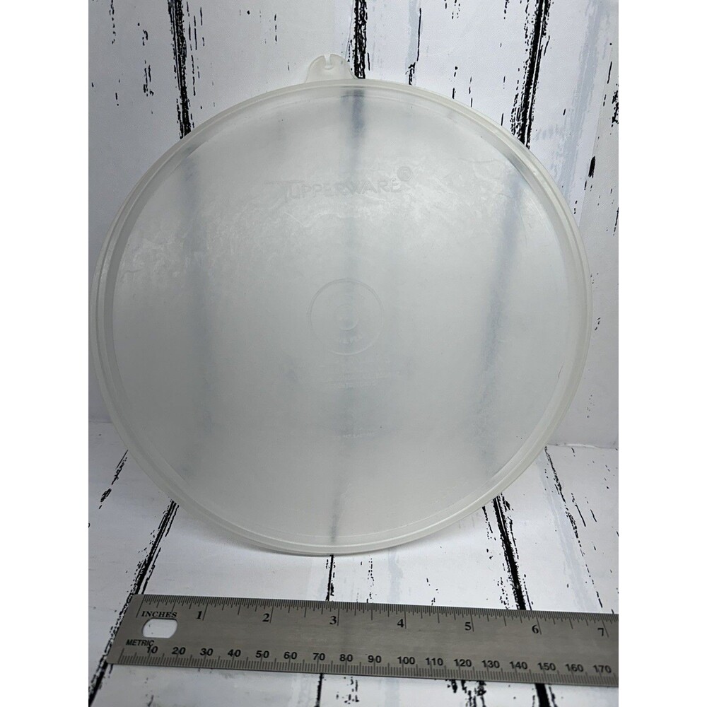 Vintage Tupperware Tupper Seal #229-12 Replacement Lid Sheer Clear
